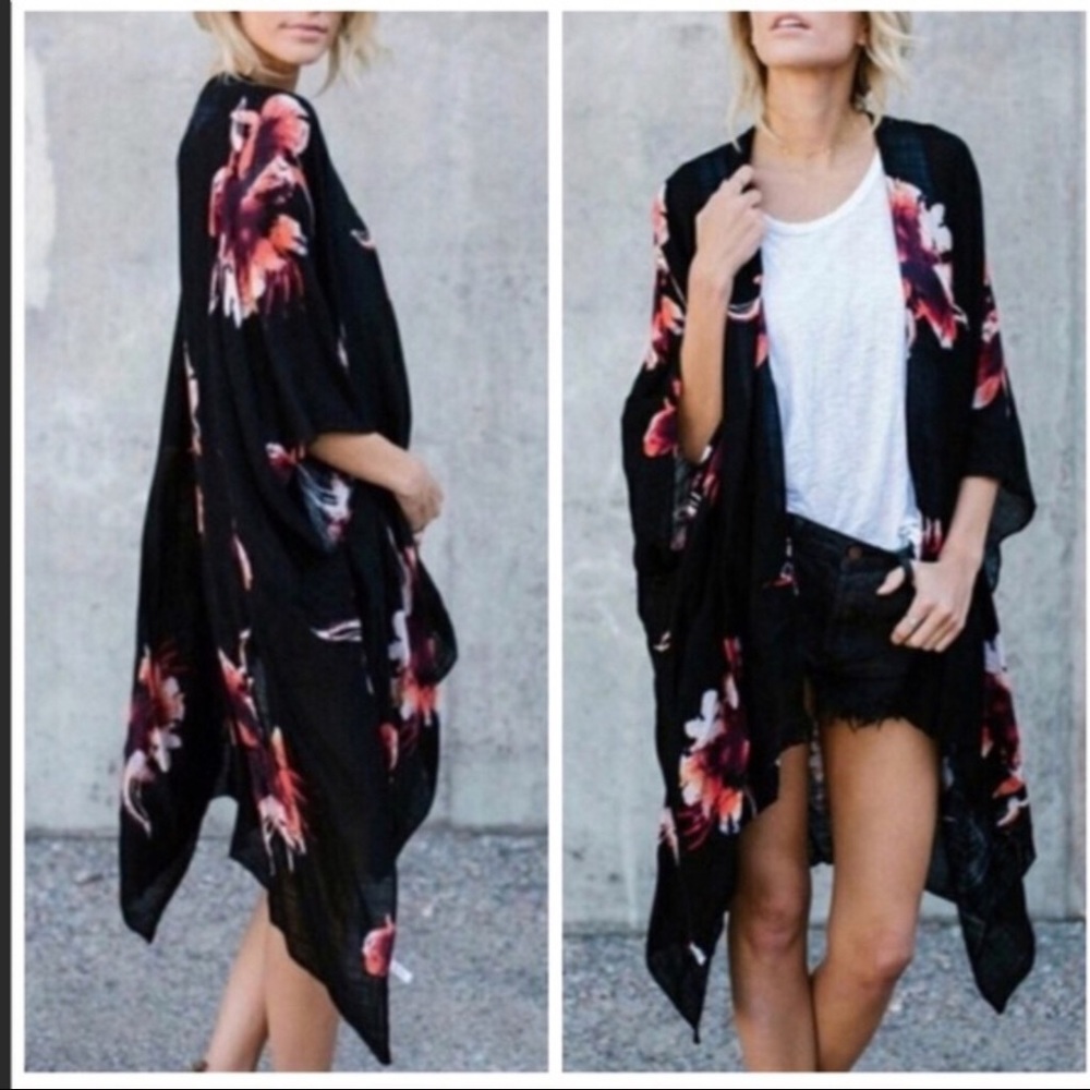 🌺Floral Kimono🌺 - Picture 3 of 7